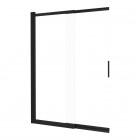 Deante Prizma parawan nawannowy 100x140 cm przesuwny czarny mat KTJ_N73R