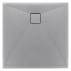 Deante Correo brodzik kwadratowy 80 cm szary metalik KQR_S42B