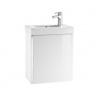 Roca Mini zestaw łazienkowy szafka + umywalka 45x25 cm biały połysk A855873806