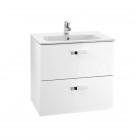 Roca Victoria Basic Unik zestaw łazienkowy 60 cm z szufladami biały połysk A855884806