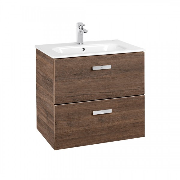 Roca Victoria Basic Unik zestaw łazienkowy 60 cm z szufladami cedr A855854423