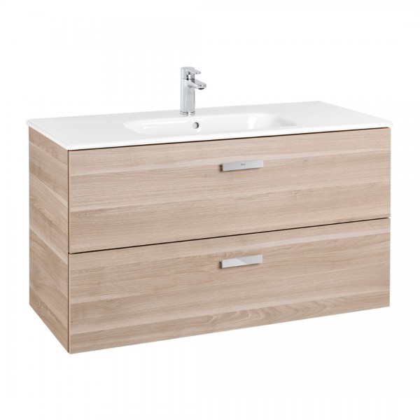 Roca Victoria Basic Unik zestaw łazienkowy 100 cm z szufladami brzoza A855851422