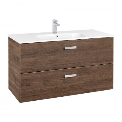 Roca Victoria Basic Unik zestaw łazienkowy 100 cm z szufladami cedr A855851423