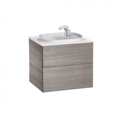 Roca Beyond Unik zestaw łazienkowy 60 cm z 2 szufladami dąb A851356402
