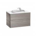 Roca Beyond Unik zestaw łazienkowy 80 cm z 2 szufladami dąb A851357402