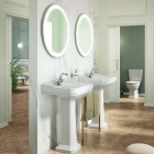 Roca Iridia lustro okrągłe 80 cm z oświetleniem LED A812337000