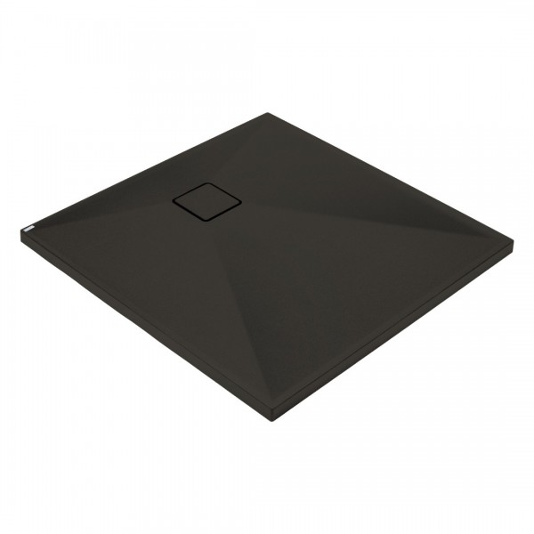 Deante Correo brodzik kwadratowy 80 cm czarny mat KQR_N42B