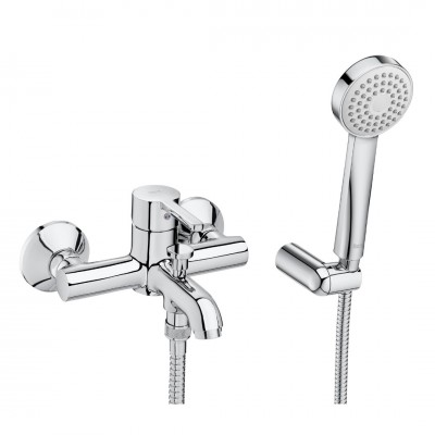 Roca Carelia bateria wannowa z zestawem natryskowym chrom A5A018AC0K