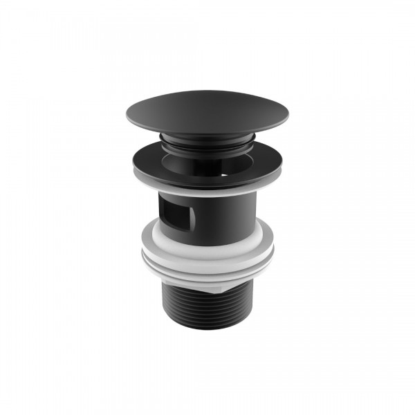 Roca korek do umywalki klik klak brushed titanium black A5054015NM