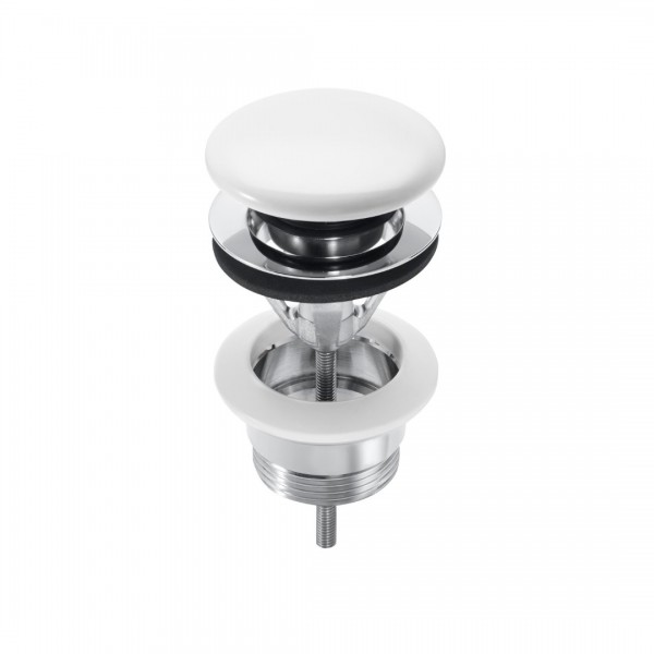 Roca korek do umywalki Klik Klak ceramiczny biały A505401100