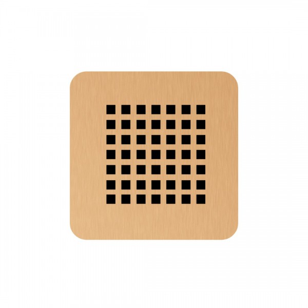 Schedpol maskownica syfonu dla brodzików miedź szczotkowana M2/M