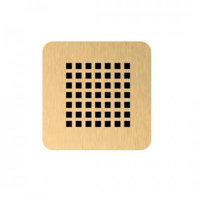 Schedpol maskownica syfonu dla brodzików złoty szczotkowany M2/ZS