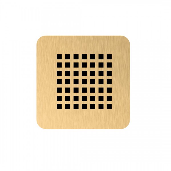 Schedpol maskownica syfonu dla brodzików złoty szczotkowany M2/ZS