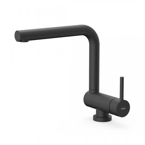 Tres Top Tres bateria kuchenna stojąca podokienna czarny mat 030335NM