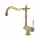 Tres Clasic bateria kuchenna stojąca podokienna mosiądz antyczny mat 24233401LM