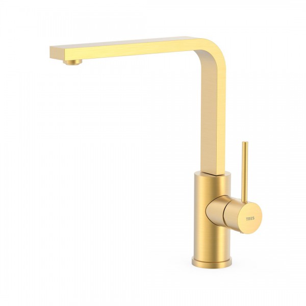 Tres Top Tres bateria kuchenna stojąca złoty mat 062435OM