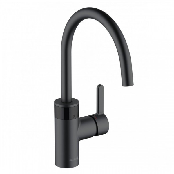 Kludi E-go bateria kuchenna elektroniczna zasilanie 230V czarny mat 422006675