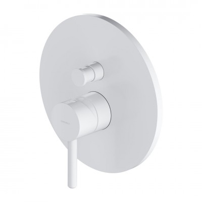 Omnires Y bateria wannowo-prysznicowa podtynkowa biały mat Y1235WM