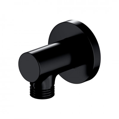 Omnires przyłącze kątowe czarny półpołysk S008BL