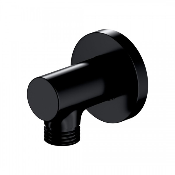 Omnires przyłącze kątowe czarny półpołysk S008BL