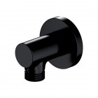 Omnires przyłącze kątowe czarny półpołysk S008BL