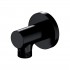 Omnires przyłącze kątowe czarny półpołysk S008BL