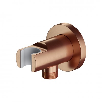 Omnires przyłącze kątowe z uchwytem miedź szczotkowana 8873CPB