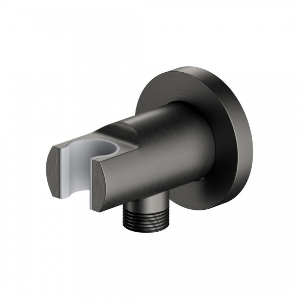 Omnires przyłącze kątowe z uchwytem grafit 8873GR