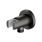 Omnires przyłącze kątowe z uchwytem grafit 8873GR