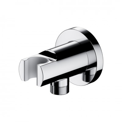 Omnires przyłącze kątowe z uchwytem chrom 8873CR