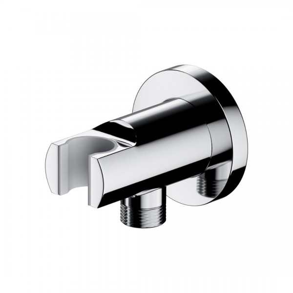 Omnires przyłącze kątowe z uchwytem chrom 8873CR