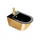 Catalano Zero bidet wiszący czarny/złoty 1BS55NNO