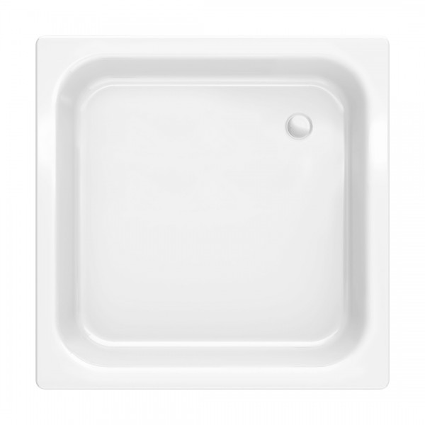 Roca Blues brodzik kwadratowy 90x90 cm stalowy biały A2B577E000