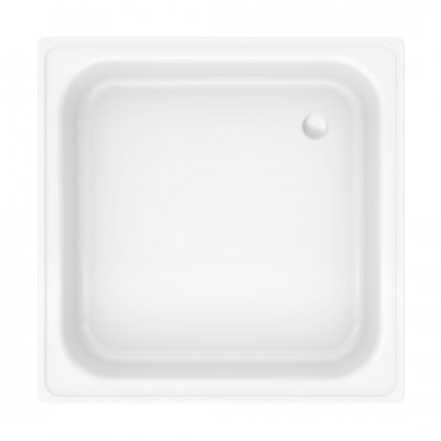 Roca Sacha brodzik kwadratowy 70x70 cm stalowy biały A2B507G000