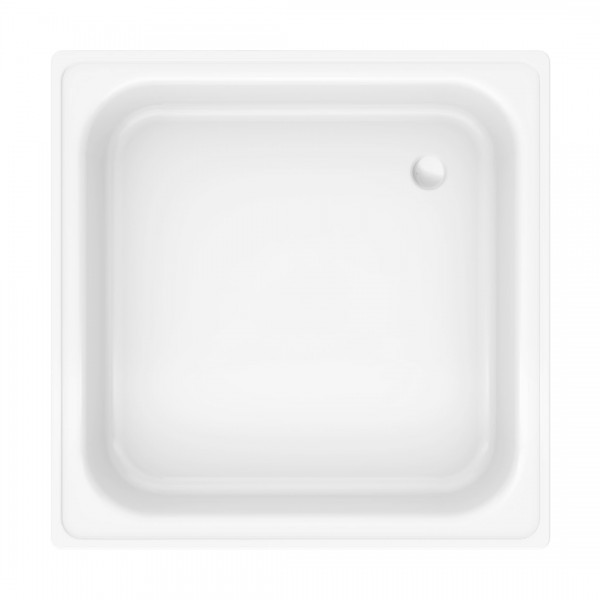 Roca Sacha brodzik kwadratowy 70x70 cm stalowy biały A2B507G000