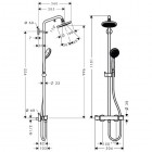 Hansgrohe Croma komplet prysznicowy 160