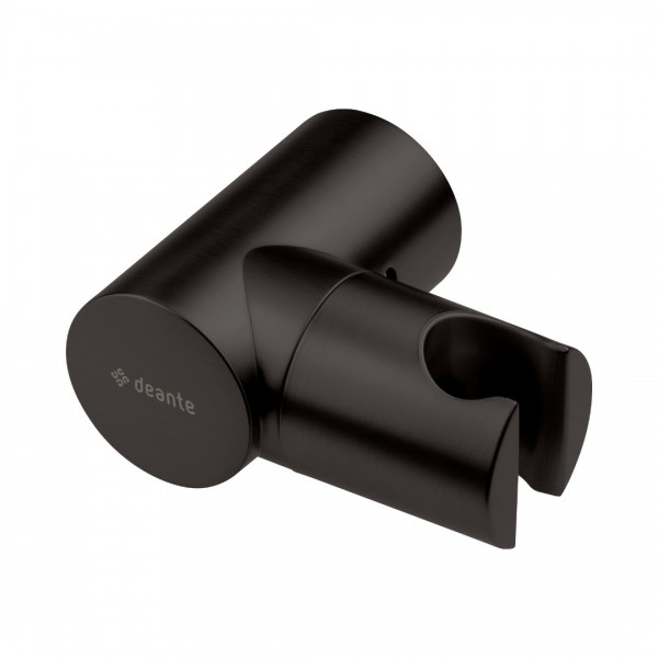 Deante Round uchwyt prysznicowy czarny mat ANO_N21U