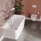 Deante Round uchwyt punktowy titanium ANR D21U