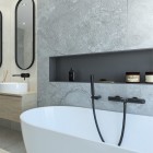 Deante Round uchwyt punktowy czarny ANR N21U