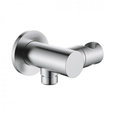 Deante Cascada przyłącze kątowe z uchwytem stal szczotkowana NAC_F57K