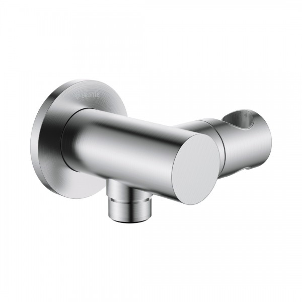 Deante Cascada przyłącze kątowe z uchwytem stal szczotkowana NAC_F57K