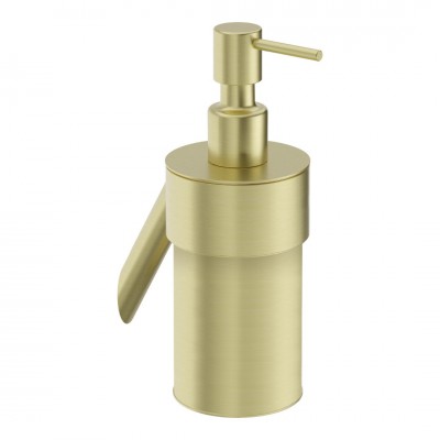 Deante Silia dozownik na mydło ścienny złoto szczotkowane ADI_R421