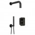 Deante Silia zestaw prysznicowy podtynkowy czarny mat BXYZNQSM