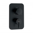 Deante Silia bateria wannowo-prysznicowa podtynkowa czarny mat BXY_NQSM