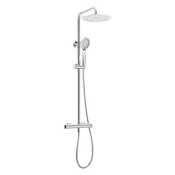 Deante zestaw prysznicowy ścienny termostatyczny chrom NAC_04OT