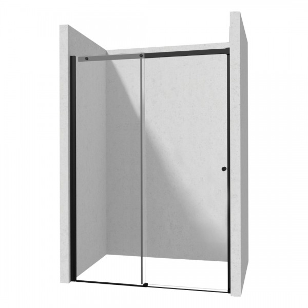 Deante Kerria Plus drzwi prysznicowe 180 cm czarny mat KTSPN18P