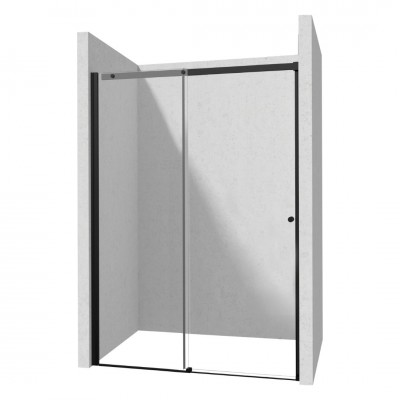 Deante Kerria Plus drzwi prysznicowe 170 cm czarny mat KTSPN17P