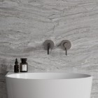 Omnires Y bateria umywalkowa podtynkowa wylewka 18,5 cm grafit Y1215HGR