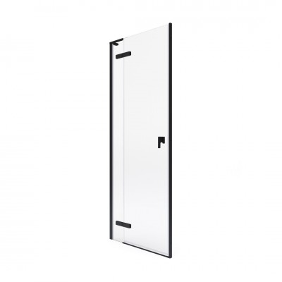 Roca Metropolis-N drzwi prysznicowe 80 cm czarny mat AMP0808016M