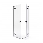 Roca Metropolis-N drzwi prysznicowe 80 cm czarny mat AMP0808016M